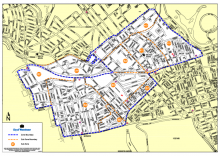 Resident parking zone B map