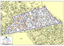 Resident parking zone F map