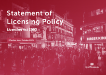 Statement of Licensing Policy - effective October 2021