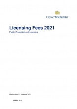 Licensing fees, December 2021