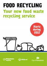 Housing estates and mansion blocks food waste collection leaflet