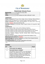 Agenda WCC Schools Forum meeting 20 January 2022 - Final