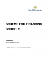 A6 Annex B WCC Scheme for Financing Schools - proposed