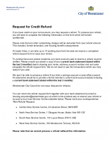 Resident Credit Refund Form