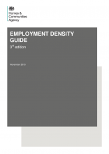 Employment density guide. 3rd edition (Homes and Communities Agency, November 2015)