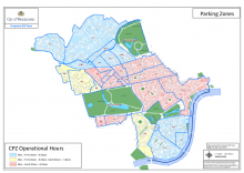 Controlled parking zones map