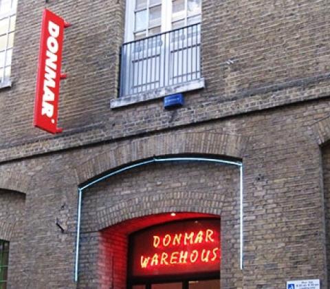 Exterior of the Donmar Warehouse building