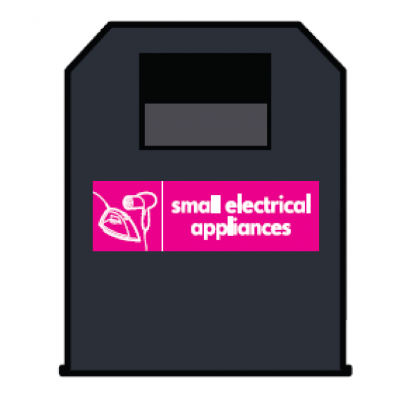 Image of bin for small electrical appliances